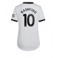 Dres Manchester United Marcus Rashford #10 Gostujuci za Žensko 2022-23 Kratak Rukav